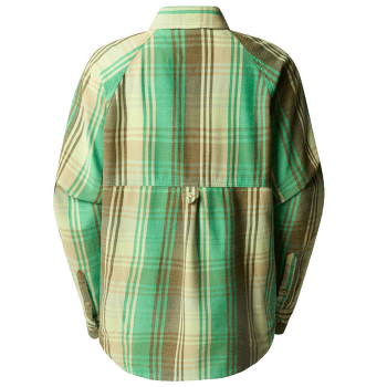 Cămașă cu mânecă lungă The North Face SET UP CAMP FLANNEL Women OPTIC EMERALD TESSELLATION MEDIUM PLAID