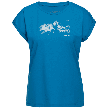 Tricou cu mânecă scurtă Mammut Mountain T-Shirt 8035m Women glacier blue