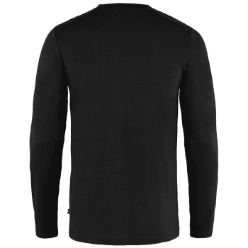 Tricou cu mânecă lungă Fjällräven Abisko Wool LS Men Black