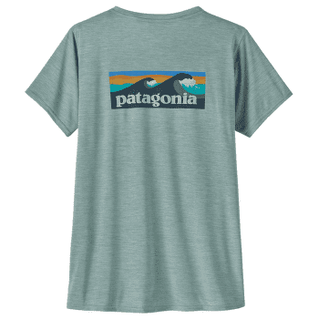 Tricou cu mânecă scurtă Patagonia Cap Cool Daily Graphic Shirt Waters Women Boardshort Logo: Thermal Blue X-Dye