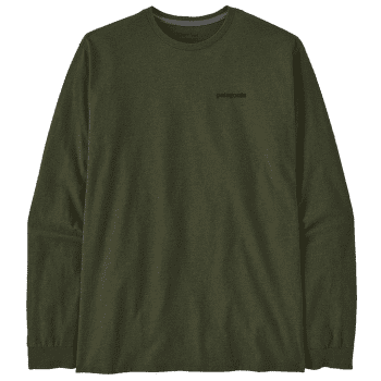 Tricou cu mânecă lungă Patagonia Long-Sleeved P-6 Logo Responsibili-Tee Men Torrey Pine Green