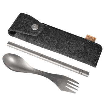 Linguriţă Light My Fire Spork´n Straw Kit Titanium