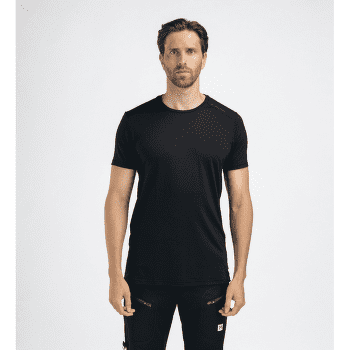 Tricou cu mânecă scurtă Aclima LightWool 140 Trail Tee Men Jet Black