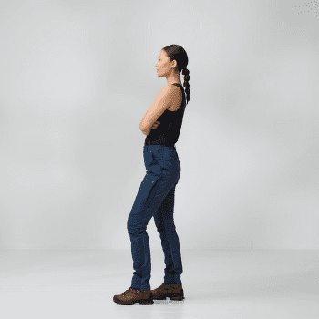 Pantaloni Fjällräven Abisko Hybrid Trail Trousers Women Black