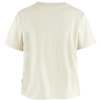 Tricou cu mânecă scurtă Fjällräven Fjällblomster Logo T-Shirt Women Chalk White