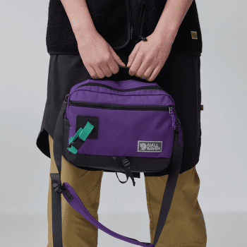 Geantă Fjällräven Vardag Shoulder Bag 6 Violette-Coal Black