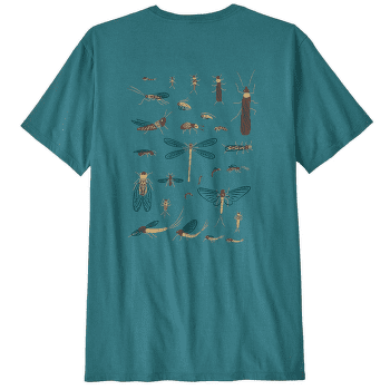 Tricou cu mânecă scurtă Patagonia Buggy Organic T-Shirt Wetland Blue