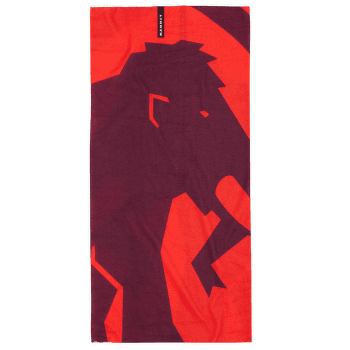 Bandă pentru gât Mammut Mammut Neck Gaiter Logo 3807 mammut red-vin
