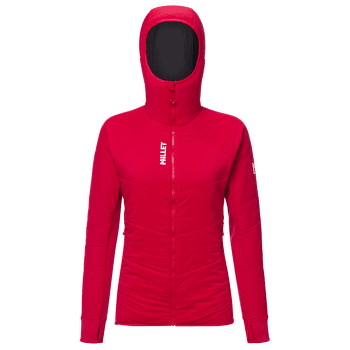 Jachetă Millet White Primaloft Hoodie Women ROUGE A14