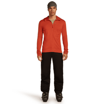 Hanorac Icebreaker Merino 260 Quantum IV LS Zip Hoodie Men BITTERSWEET