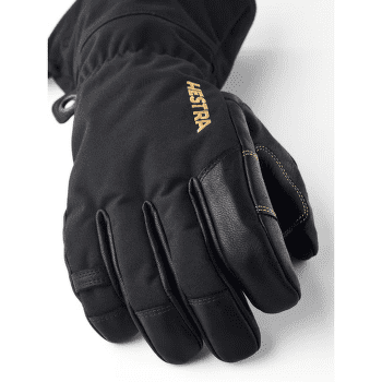 Mănuși Hestra Army Leather Gore-tex - 5 finger Svart/Svart