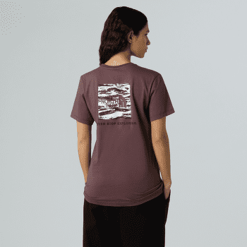 Tricou cu mânecă scurtă The North Face BOX NSE EDGE OF LIGHT INFILL RELAXED S Women ES9 TAWNY QUARTZ/TNF BLACK EDGE OF LIGHT PRINT