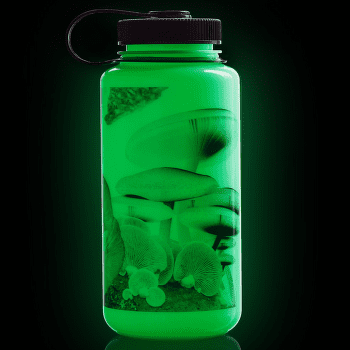 Sticlă Nalgene 32oz WM Glow Glow w/Black Mushrooms