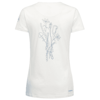 Tricou cu mânecă scurtă La Sportiva CLIMB FLOWER T-SHIRT Women Chalk/Limestone