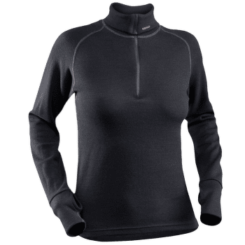 Tricou cu mânecă lungă Devold Expedition Zip Neck Woman 950 BLACK