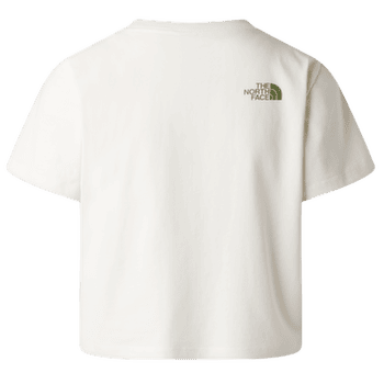Tricou cu mânecă scurtă The North Face Flora Embro Regular Short Sleeve Tee-Graphic Women WHITE DUNE