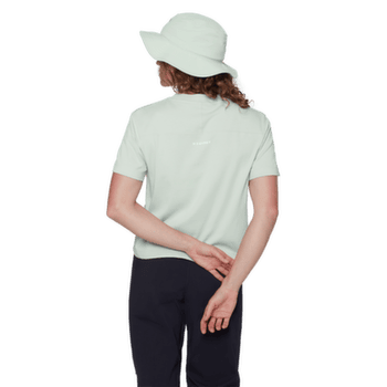 Tricou cu mânecă scurtă Mammut MAMMUT BASE CROPPED T-SHIRT WOMEN MINI LOGO 3818 dark mammut red