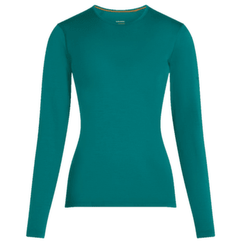 Tricou cu mânecă lungă Icebreaker Oasis LS Crewe Women (104375) TIDAL TEAL