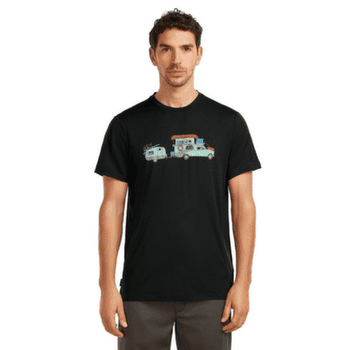 Tricou cu mânecă scurtă Icebreaker Merino 150 Tech Lite SS Tee Transportage Men ATLANTIS