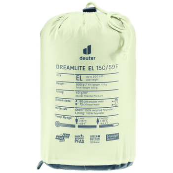 Sac de dormit deuter Dreamlite EL 15 nautic-breeze