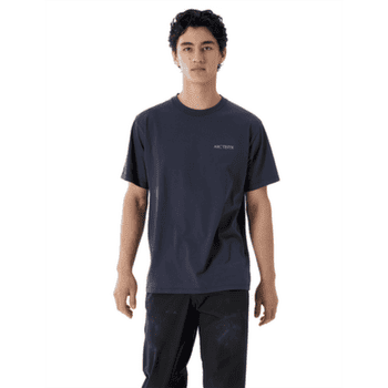 Tricou cu mânecă scurtă Arcteryx Kragg SL Cotton Blurred Bird SS Men White Light / Atmos