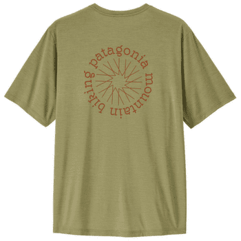 Tricou cu mânecă scurtă Patagonia Cap Cool Daily Shirt - Spoke Stencil Men Gumtree Green - Light Gumtree Green X-Dye