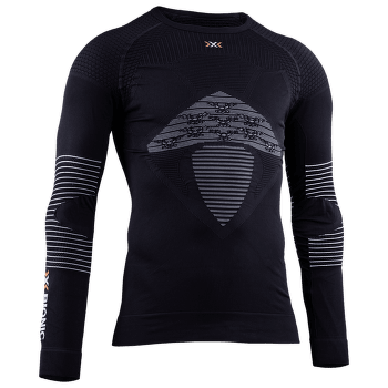 Tricou cu mânecă lungă X-Bionic Energizer 4.0 Shirt Round Neck Men Opal Black/Arctic White