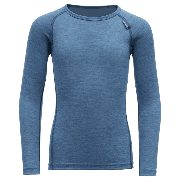 Tricou cu mânecă lungă Devold Breeze Kid Shirt (181-222) 258A Blue