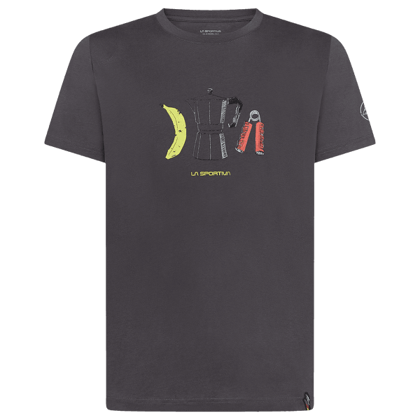 Tricou cu mânecă scurtă La Sportiva Breakfast T-Shirt Men Carbon