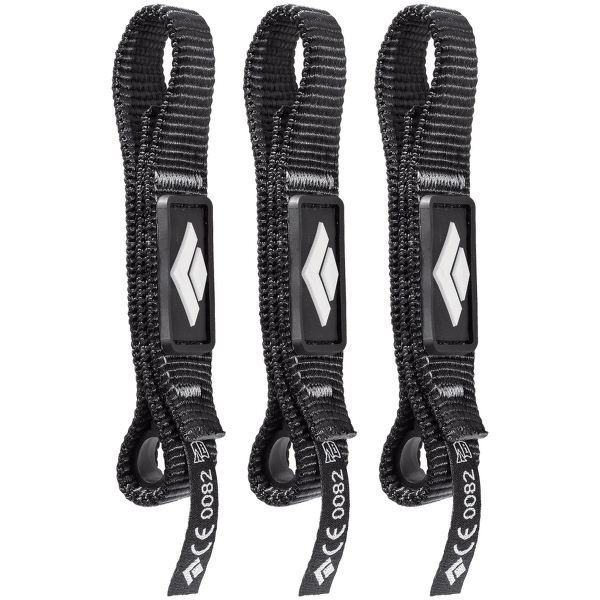 Bucla expres Black Diamond DIAMOND DOGBONE 12 cm 3-PACK