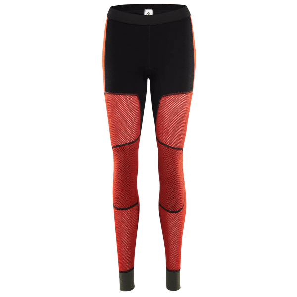 Colanți Aclima WoolNet Hiking Longs Women Jet Black/Poinciana/Capulet Olive