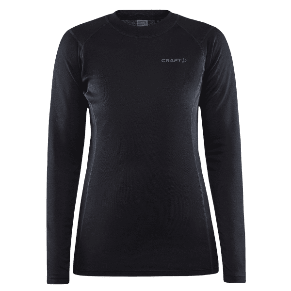 Tricou cu mânecă lungă Craft Core Warm Baselayer LS Tee Women 999000 Black