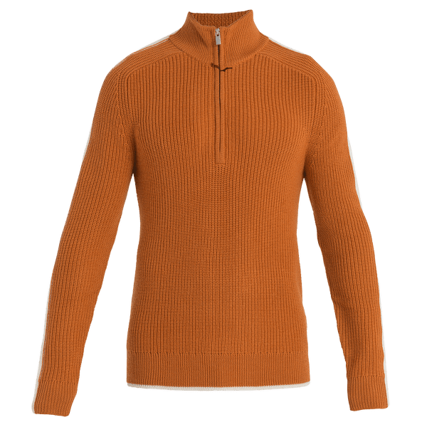 Pulover (închidere 3/4) Icebreaker Lodge LS Half Zip Sweater Men EARTH/UNDYED/CB