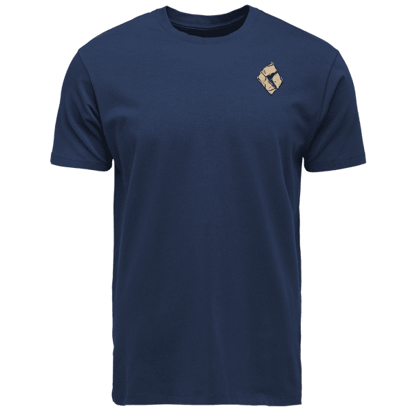 Tricou cu mânecă scurtă Black Diamond Mono Pocket SS Tee Men Indigo