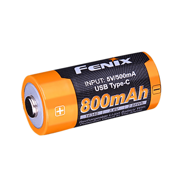 Baterii Fenix RCR123A 800 mAh USB-C Li-ion