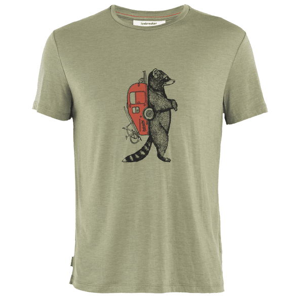 Tricou cu mânecă scurtă Icebreaker Merino Core SS Tee Waschbar Wandering Men LICHEN