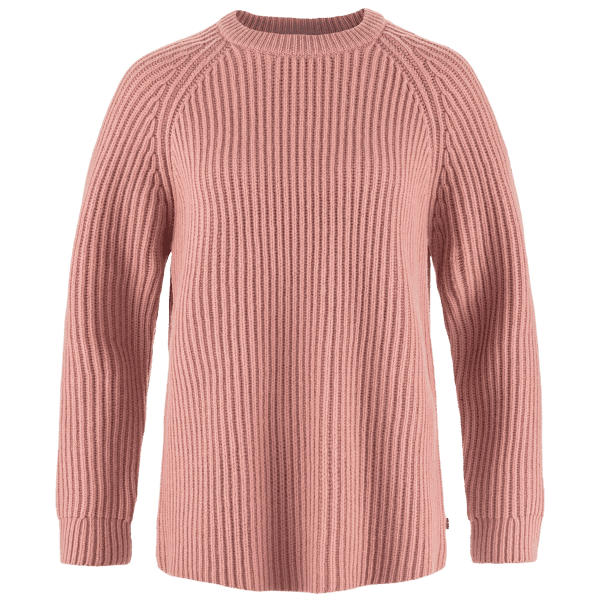 Pulover Fjällräven Övik Rib Sweater Women Dusty Rose