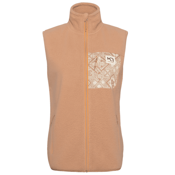 Vesta Kari Traa ROTHE VEST LIGHT BROWN