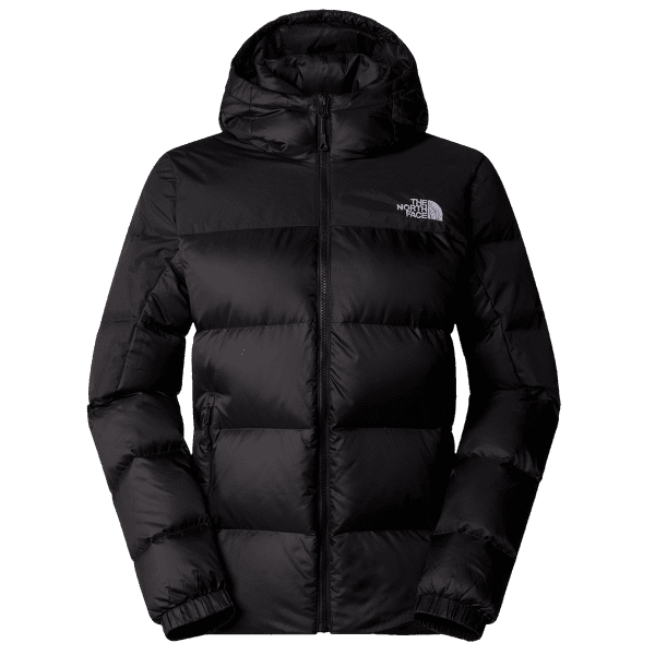 Jachetă The North Face DIABLO DOWN HOODIE Women TNF BLACK HEATHER/TNF BLACK