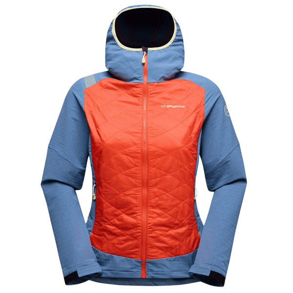 Jachetă La Sportiva KAP HYBRID HOODY Women Cherry Tomato/Moonlight