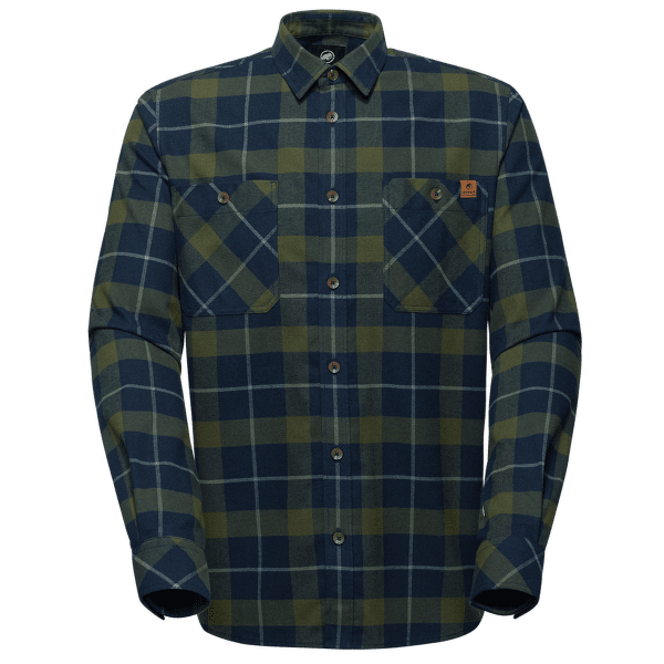 Cămașă cu mânecă lungă Mammut Alvra Longsleeve Shirt Men 50611 marine-dark marsh