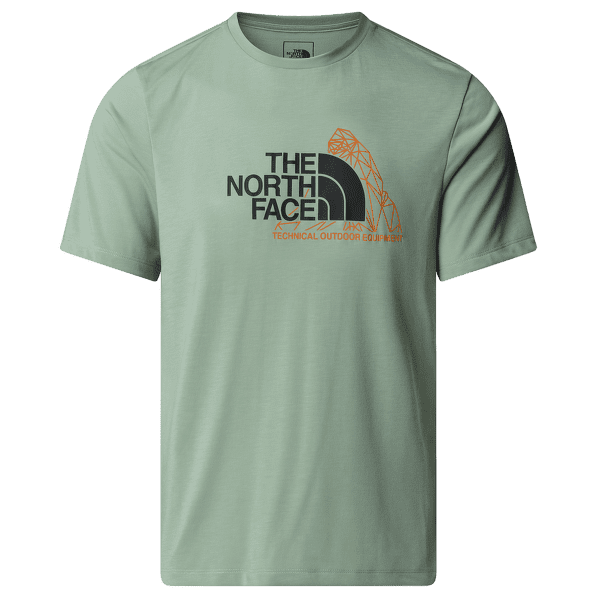 Tricou cu mânecă scurtă The North Face MOUNTAIN FOUNDATION SS TEE-GRAPHIC Men BQ1 SLATE MOSS