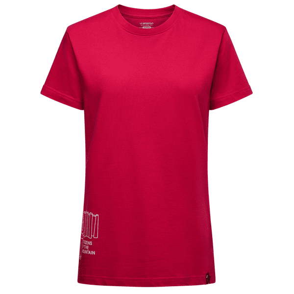 Tricou cu mânecă scurtă La Sportiva CITIZEN OF THE MOUNTAIN Women Azalea/Chalk