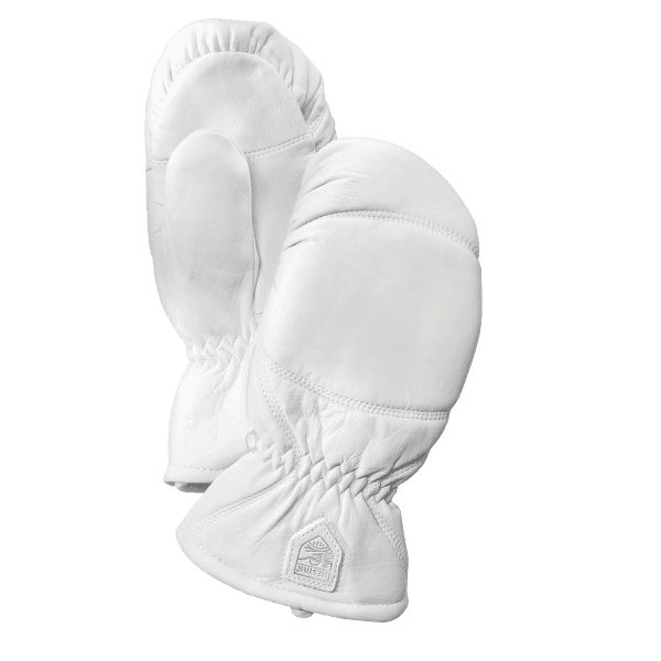 Mănuși Hestra Leather Box Mitt Offwhite