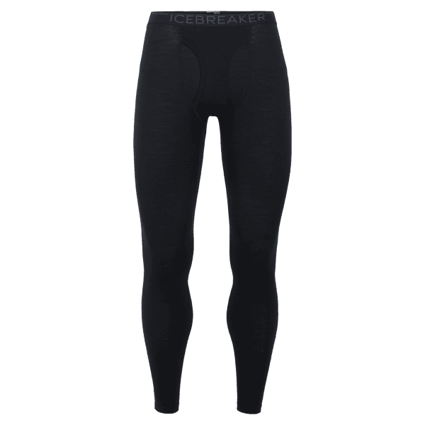 Colanți Icebreaker Oasis Leggings w Fly Men (104370) Black/Monsoon