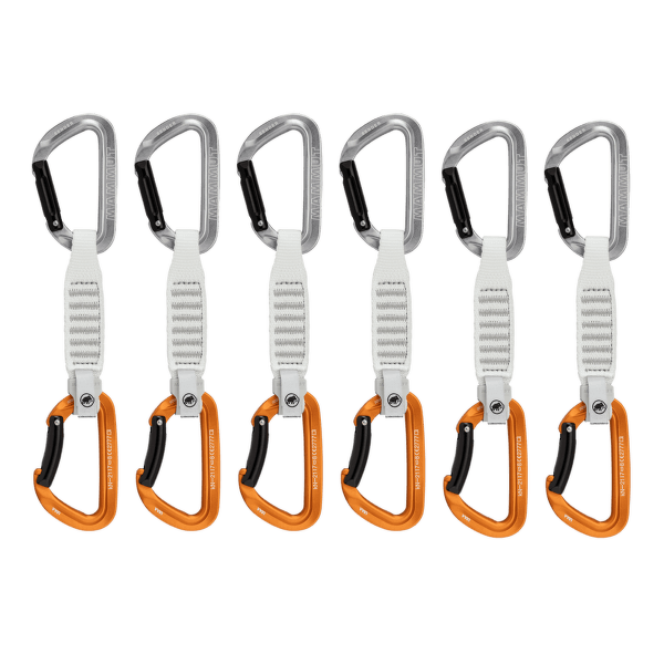 Set expres Mammut Sender Keylock 12 cm 6-Pack Quickdraws Light Grey-Gold 33272