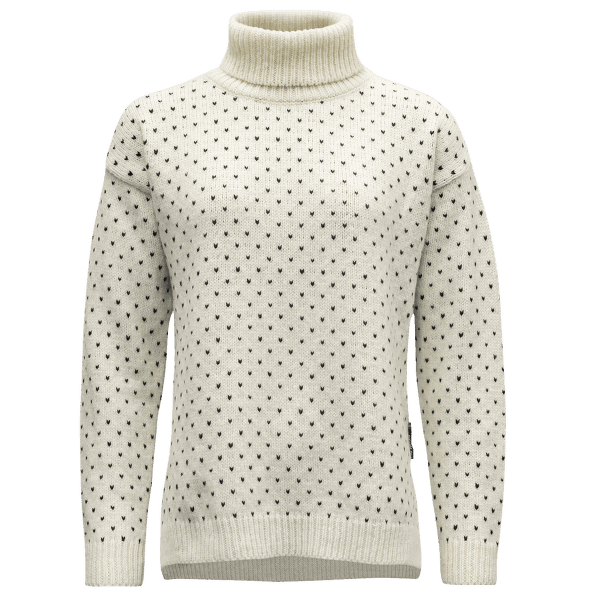 Pulover Devold Sorisen Wool Sweater Women 010A RAW WHITE