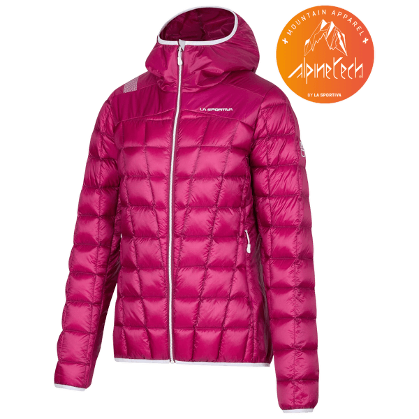 Jachetă La Sportiva D'Herens Down Hoody Women Red Plum