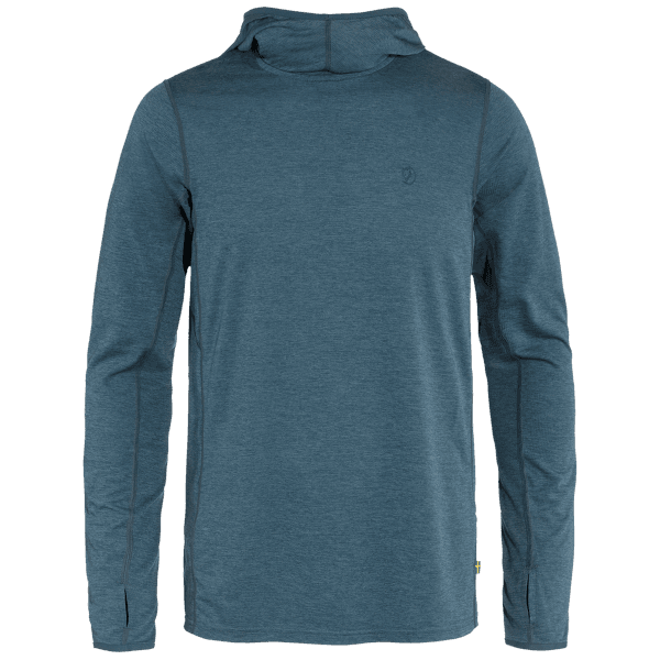 Hanorac Fjällräven Abisko Sun-hoodie Men Indigo Blue