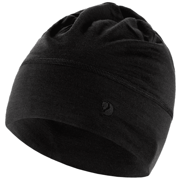 Căciuli Fjällräven Abisko Lite Wool Beanie Black